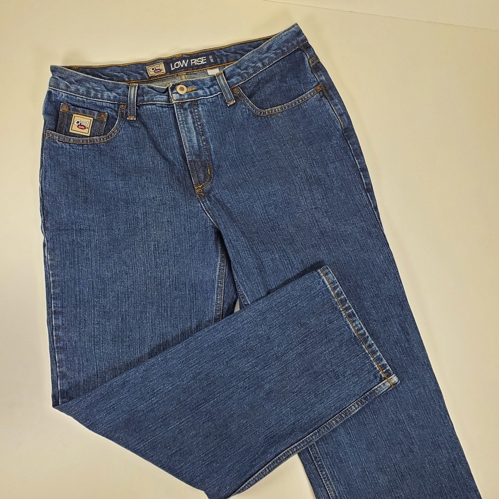 Cruel‎ Girl Womens Jeans 15 Short Low Rise Slim Fit Straight Blue Cotton Denim
